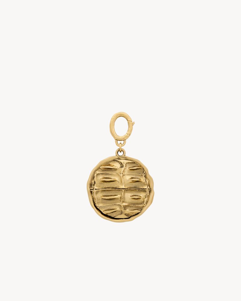 crocodile charm in metal
