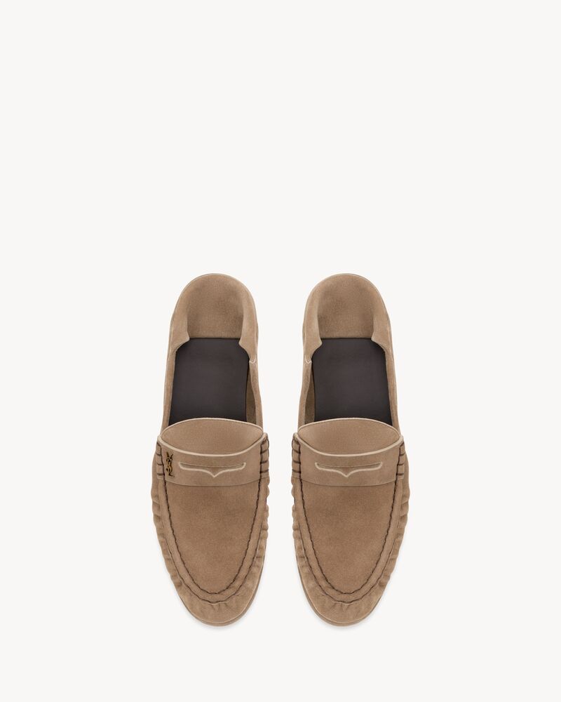 LE LOAFER麂皮摺跟樂福鞋