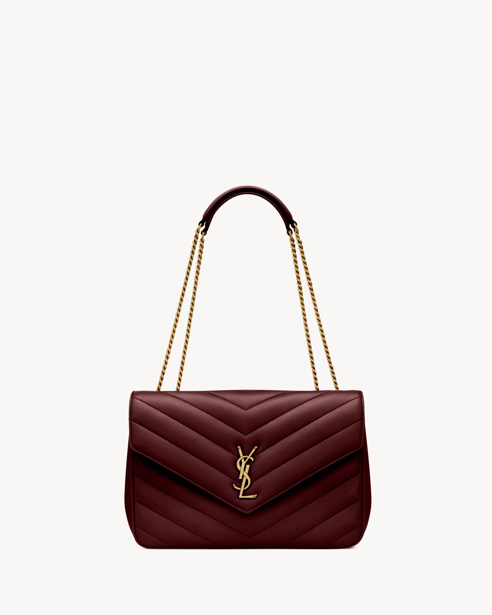 LOULOU large in MATELASSÉ lambskin — 803541AAEAX6197