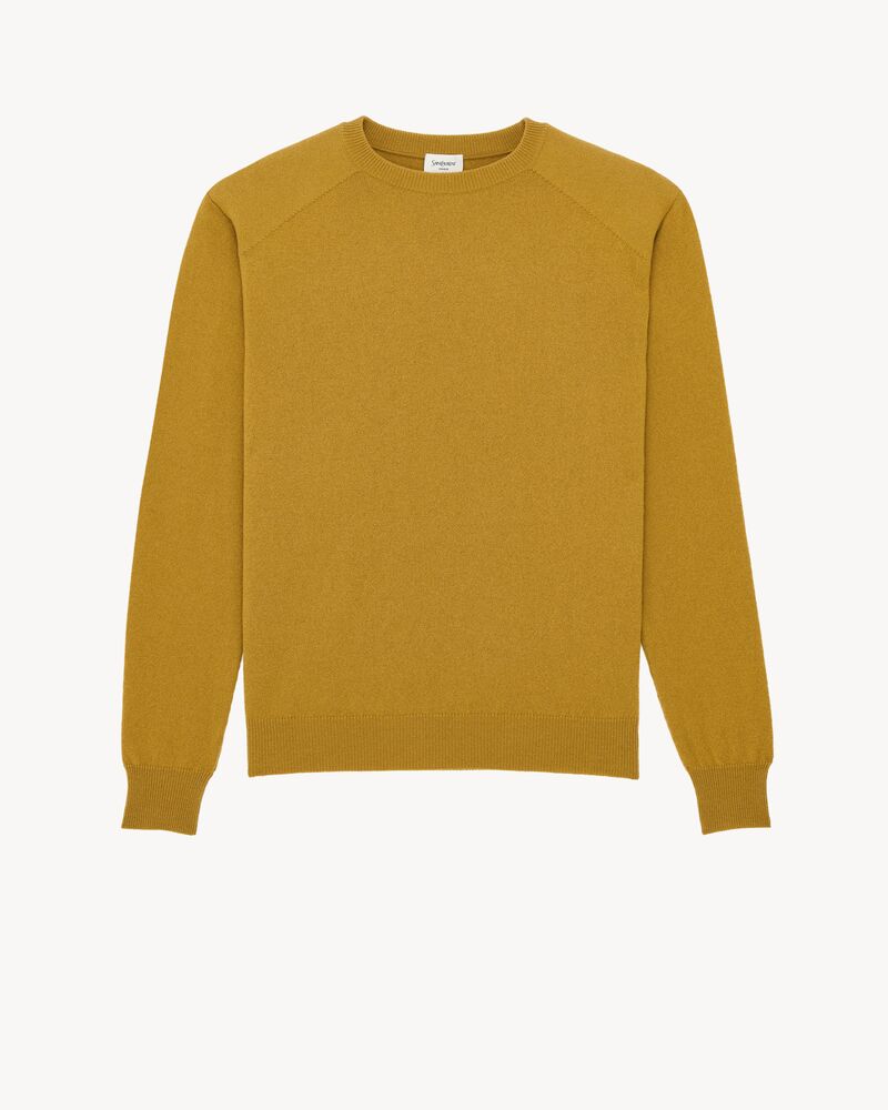 crewneck sweater in cashmere