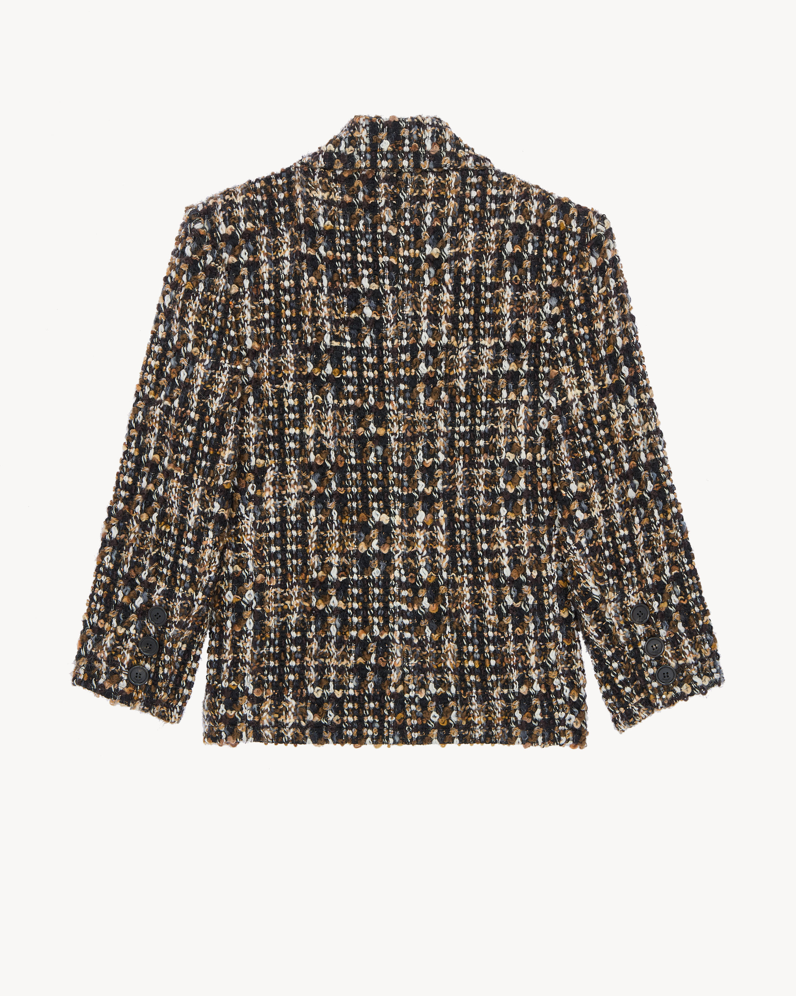 single-breasted jacket in tweed