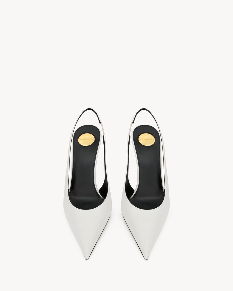 GUERMANTES slingback pumps in patent leather