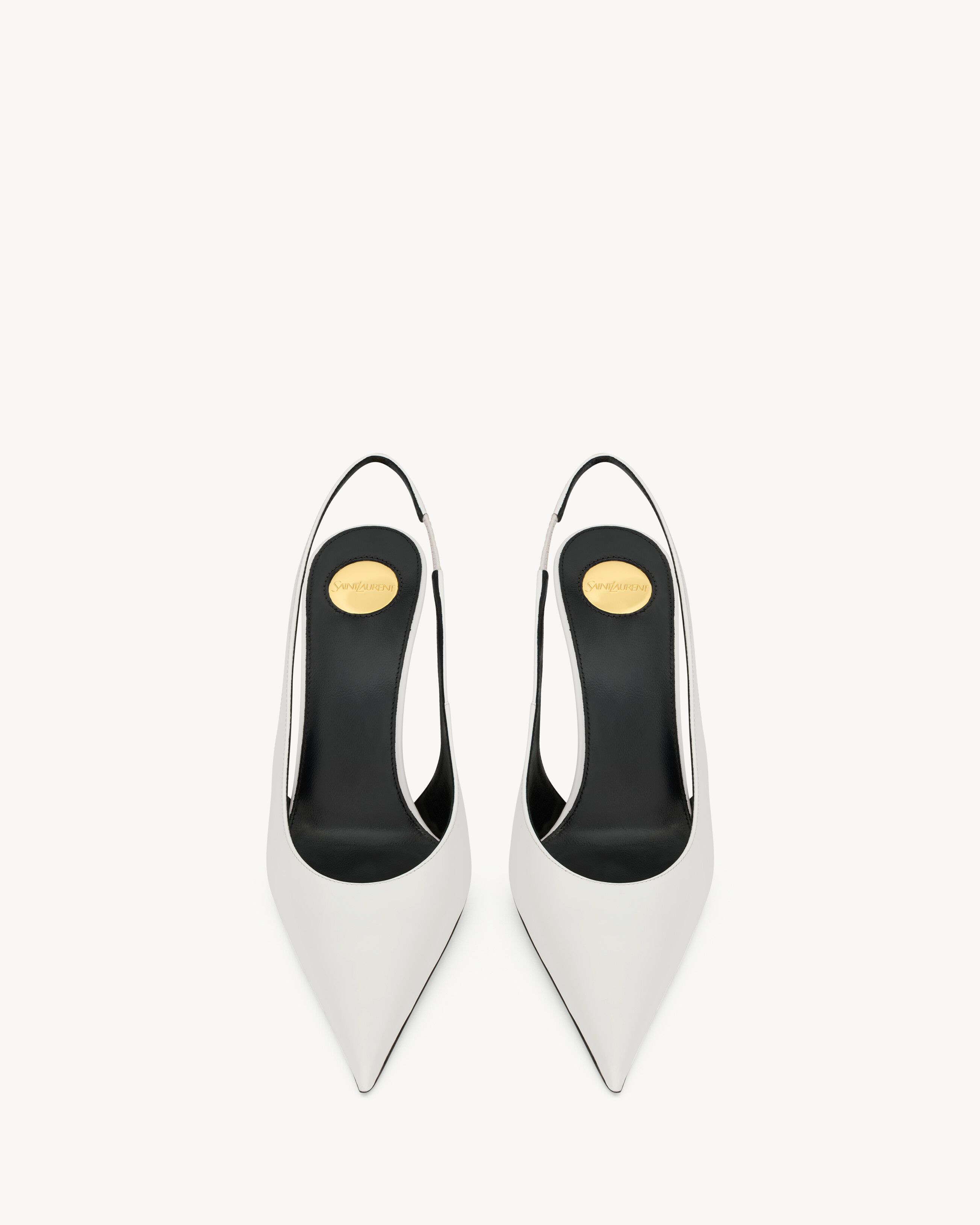 GUERMANTES slingback pumps in patent leather