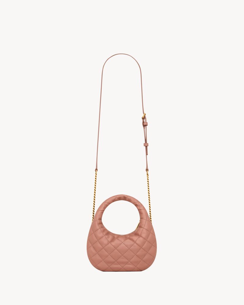 ICARINO mini en cuir nappa matelassé