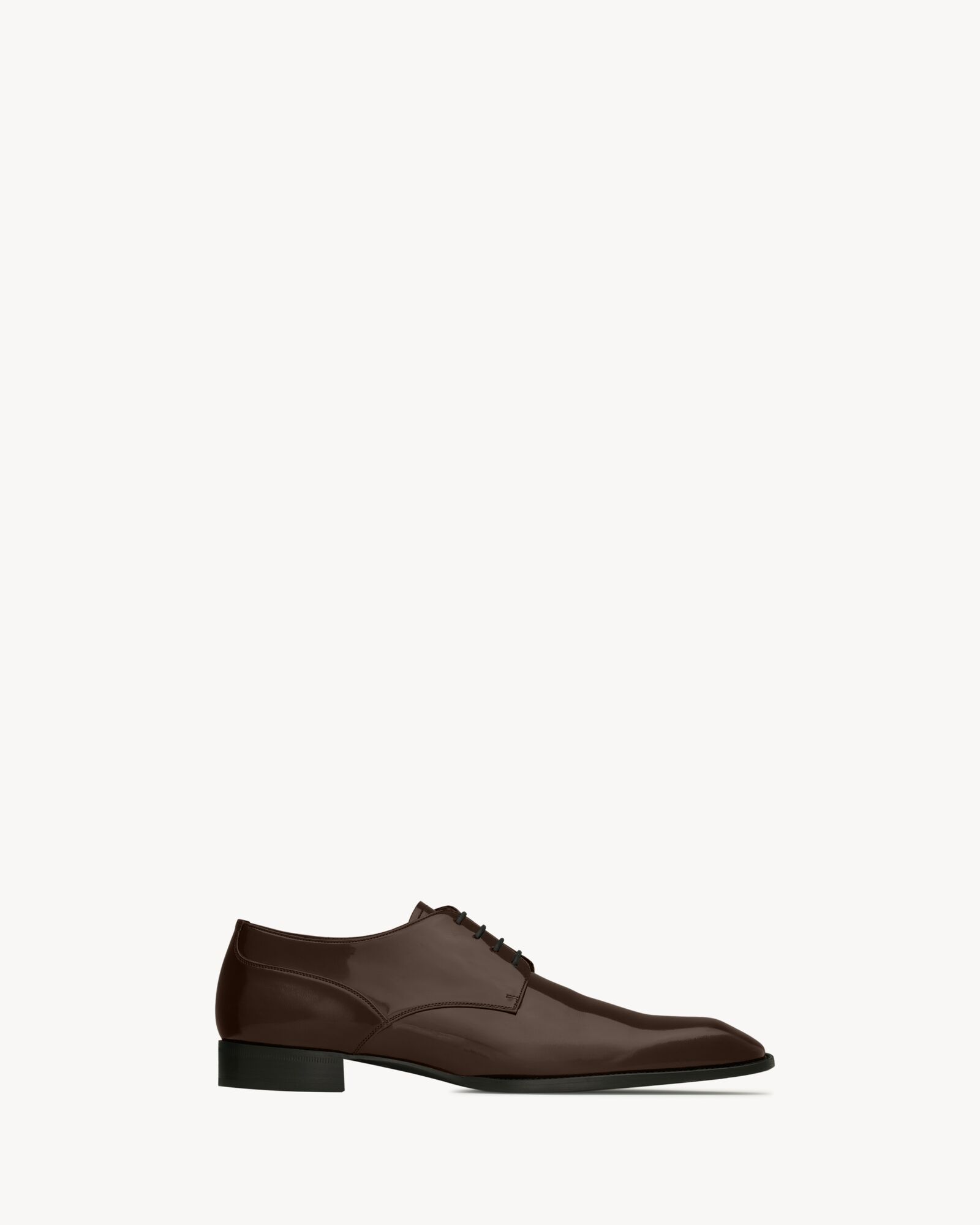 STANTON derbies in glazed leather — 860499AAF2Y6110