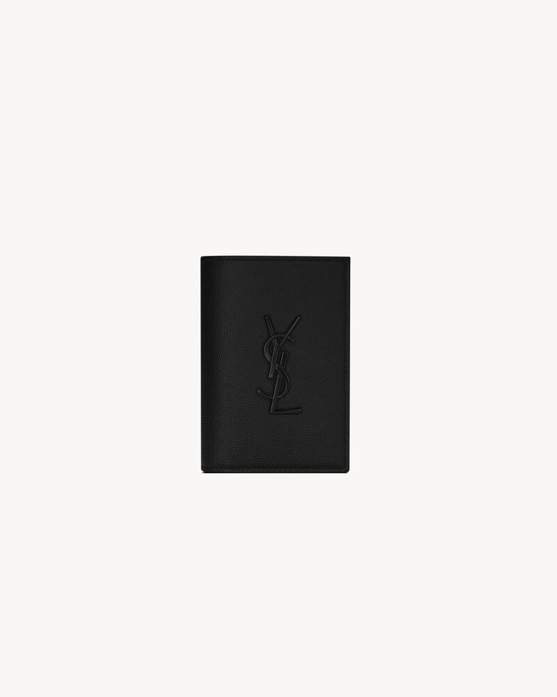 CASSANDRE credit card wallet in grain de poudre leather