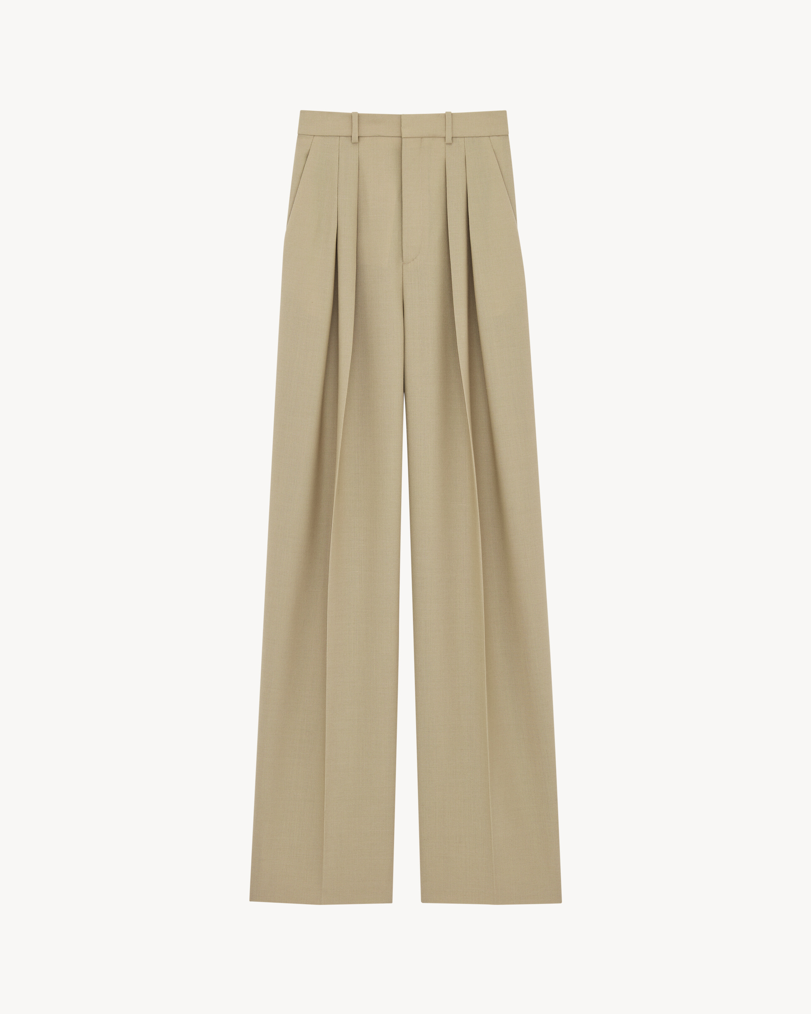 pants in wool and silk