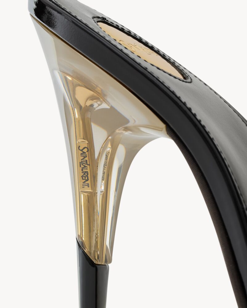 PHANTOM slingback pumps in TPU and patent leather