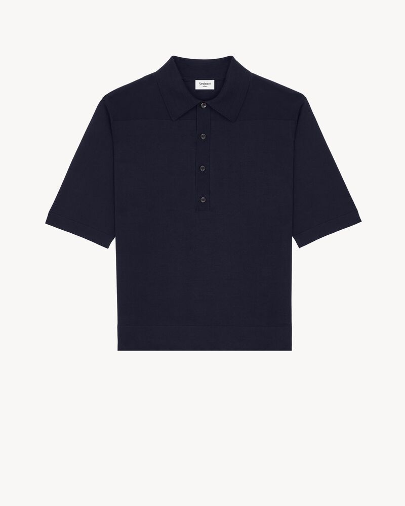 polo in silk and cotton
