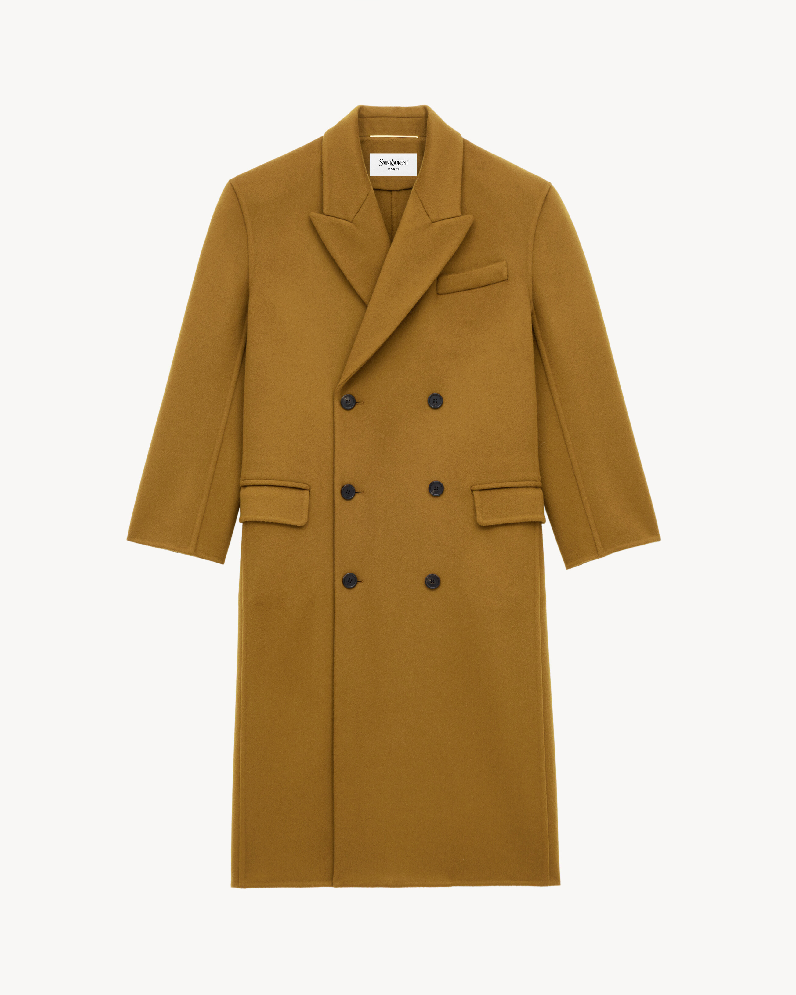 long coat in wool