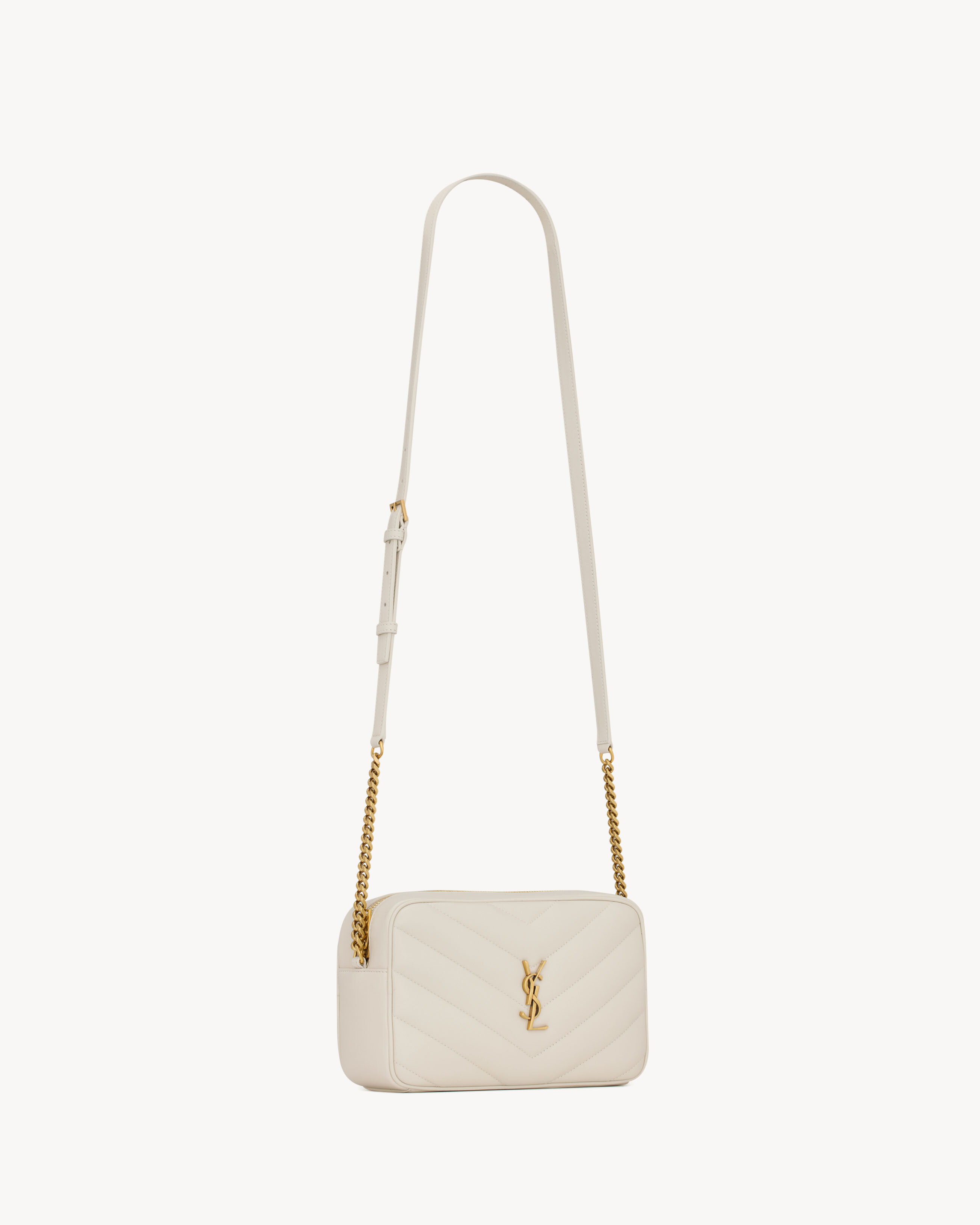 LOULOU camera bag in MATELASSÉ lambskin