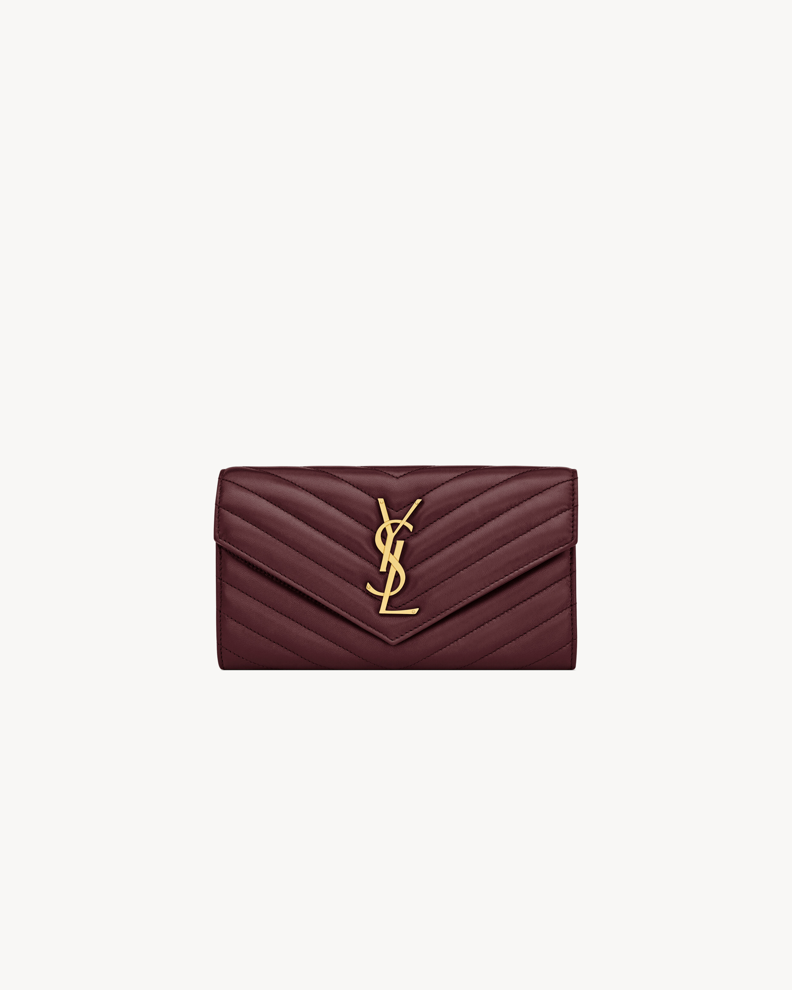 CASSANDRE large flap wallet in lambskin
