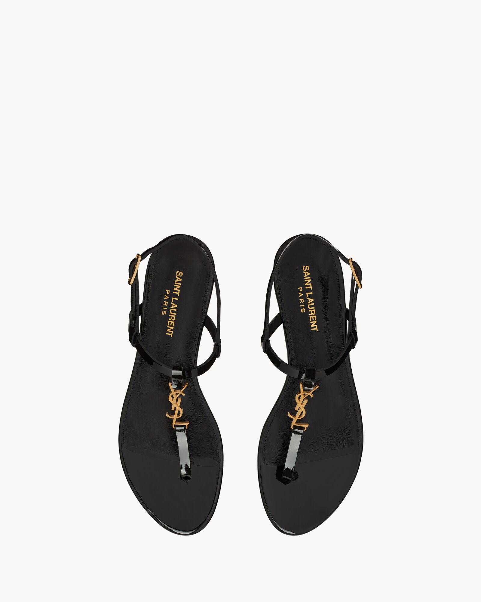 Cassandra sandals in patent leather — 659817AAGKK1000