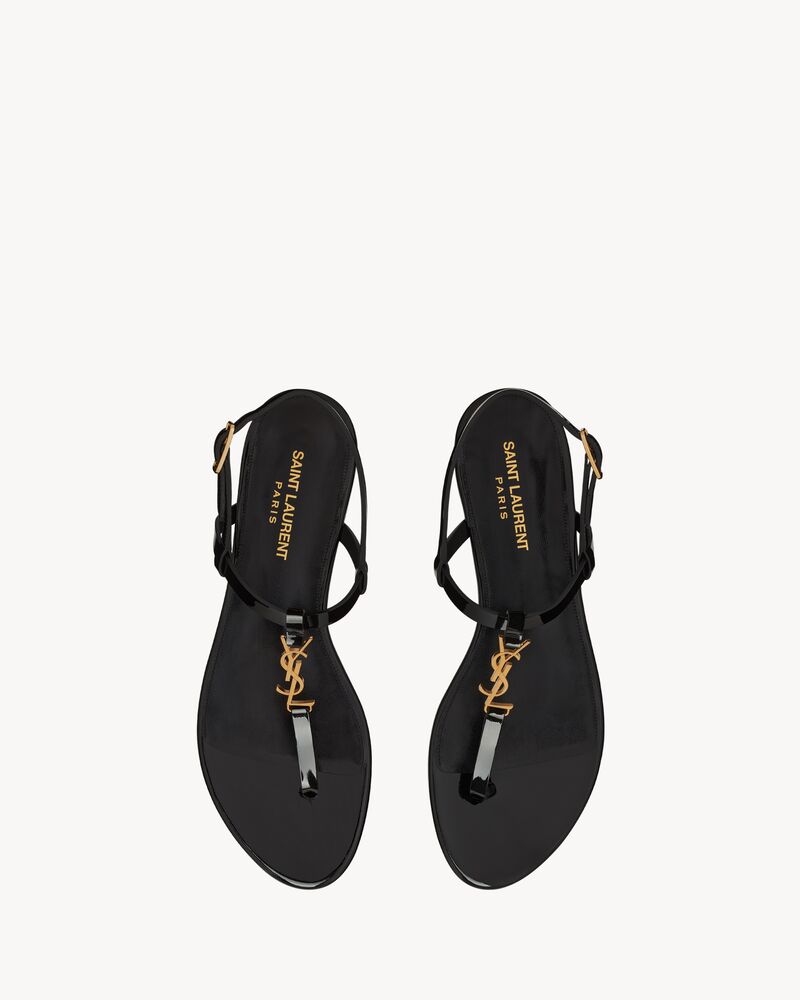 Cassandra sandals in patent leather