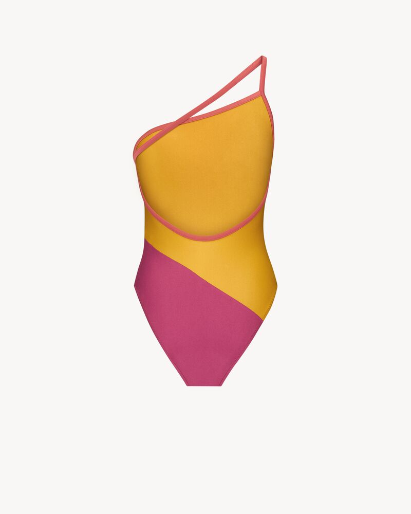 one-shoulder swimsuit