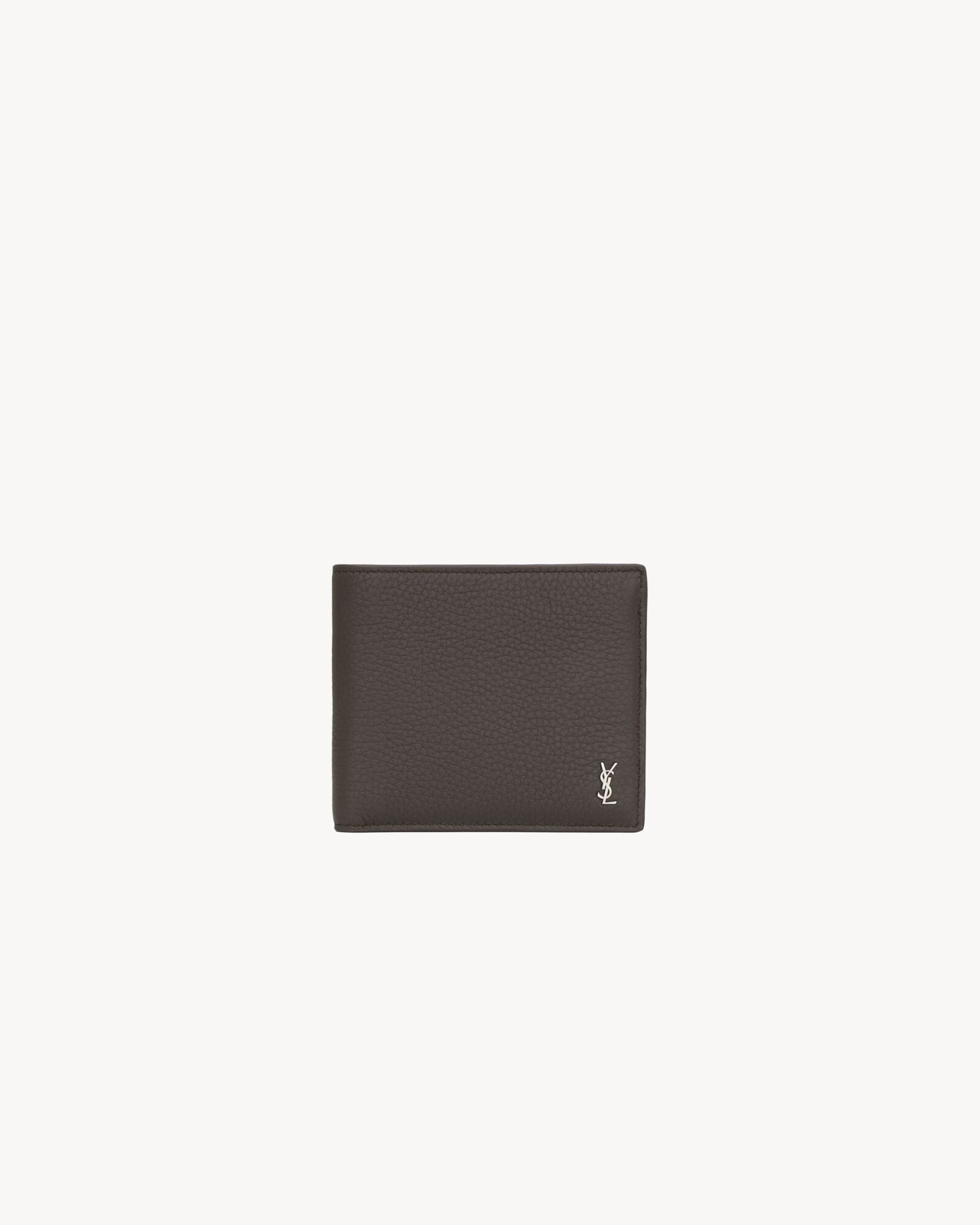 TINY CASSANDRE East/West wallet in grained leather — 847954AAELP1997