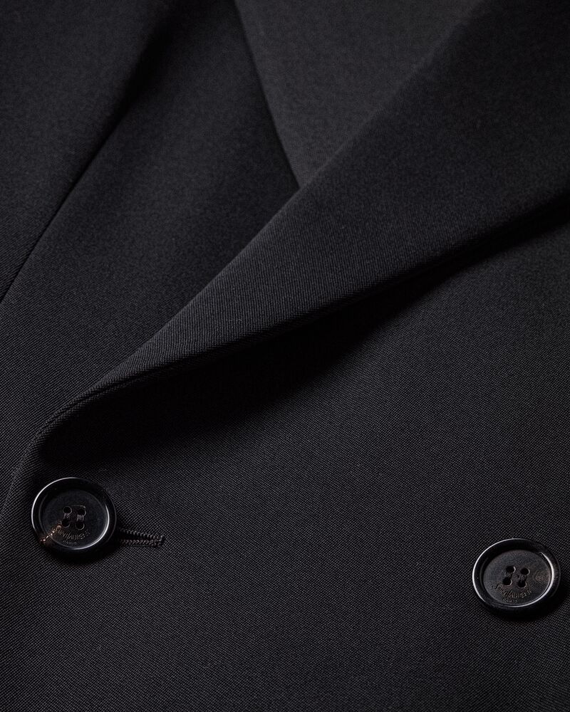 long coat in grain de poudre