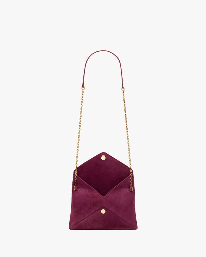 Pochette con catena CASSANDRE in suede