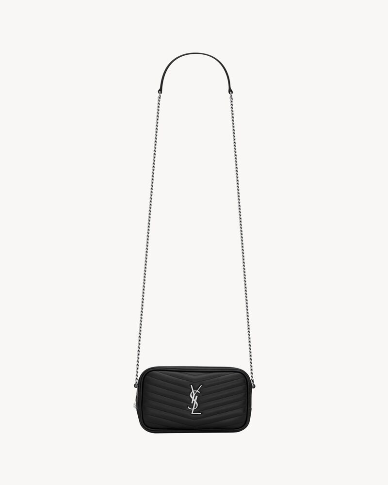 Lou mini de piel acolchada