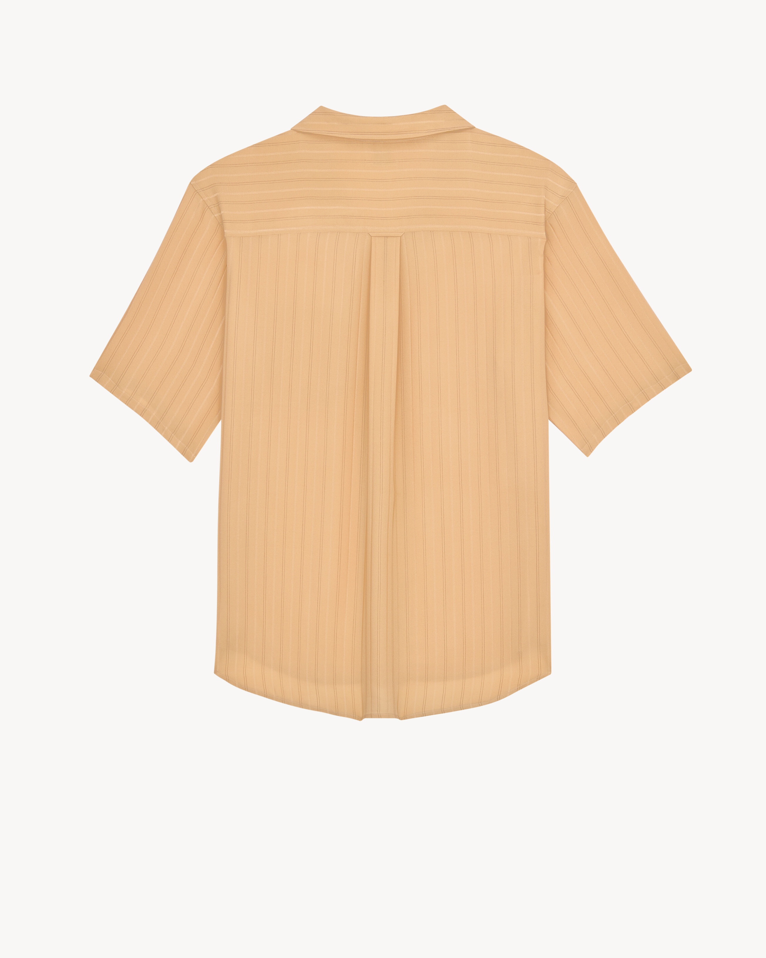 shirt in striped silk