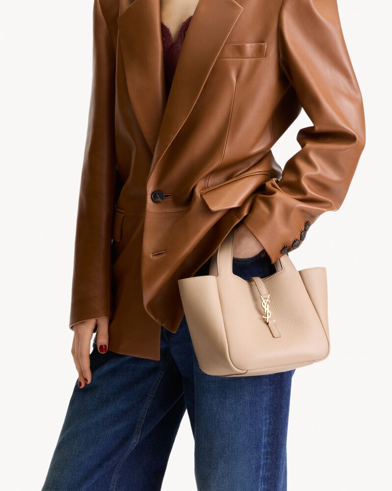 LE 5 À 7 BABY BEA in grained leather
