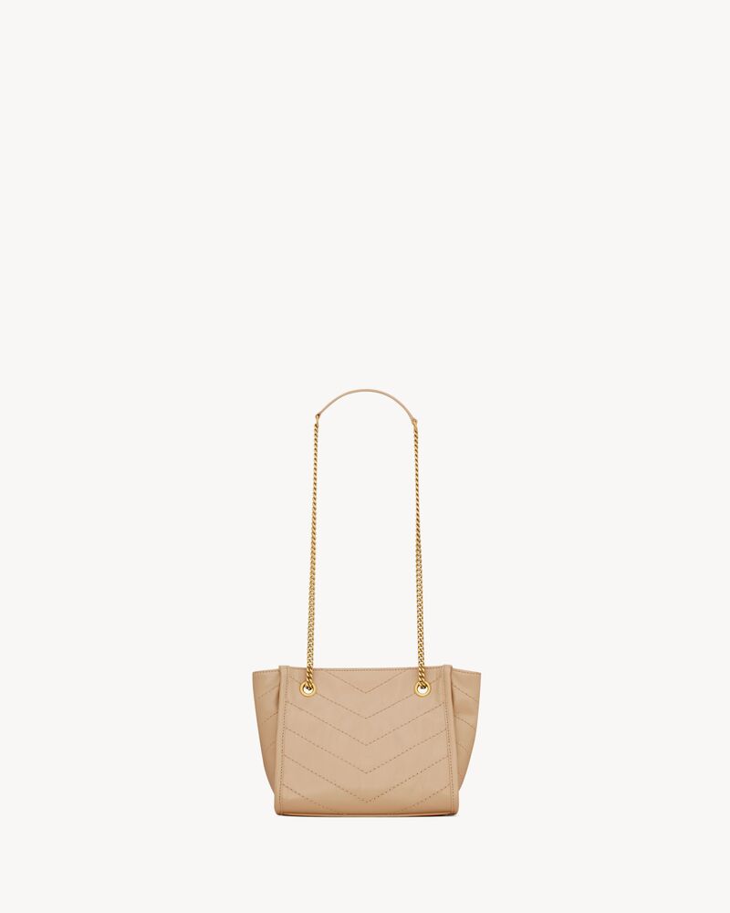NIKI mini shopping in vintage leather
