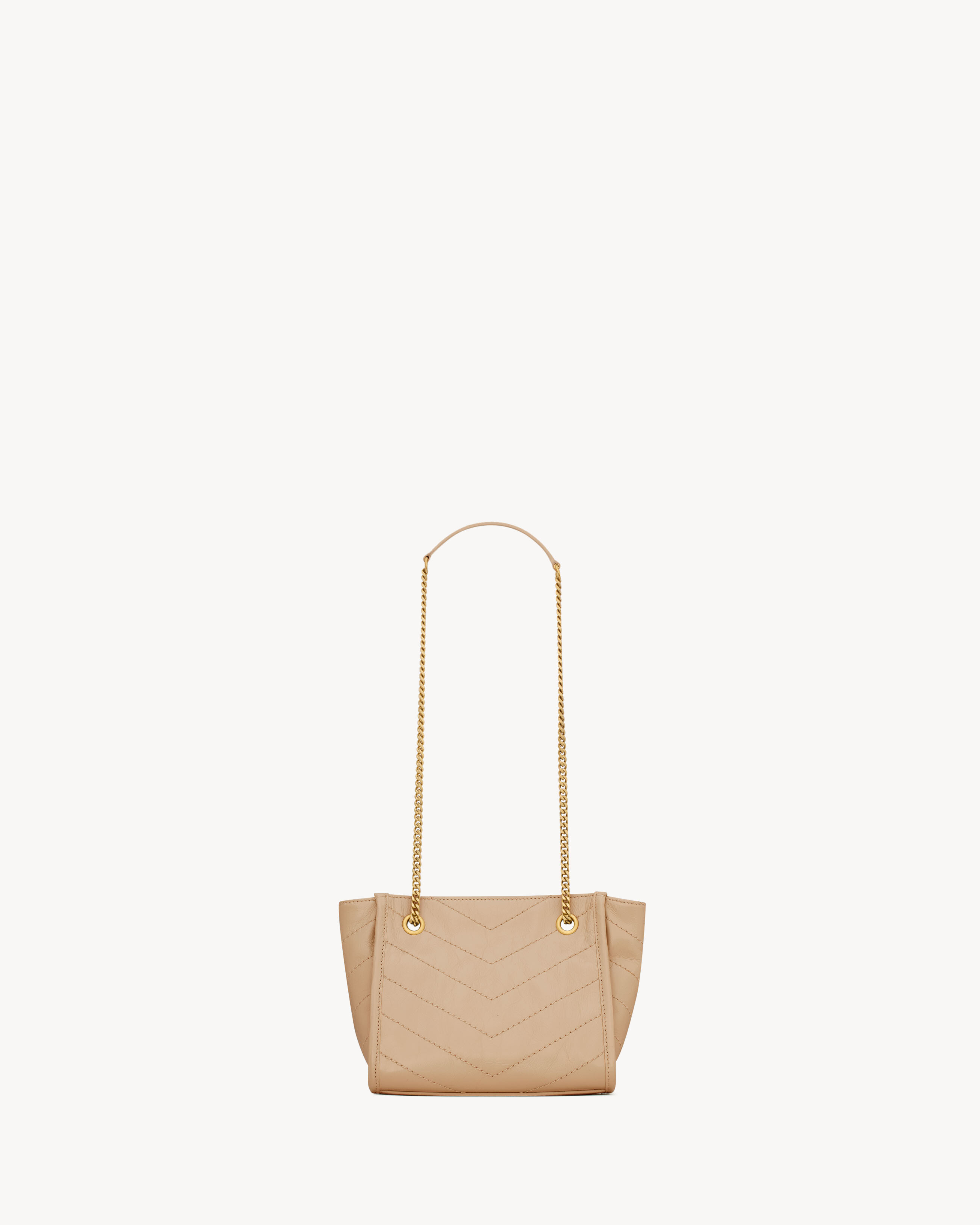 NIKI mini shopping in vintage leather