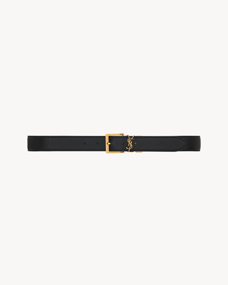 CASSANDRE VADIM reversible belt in smooth leather