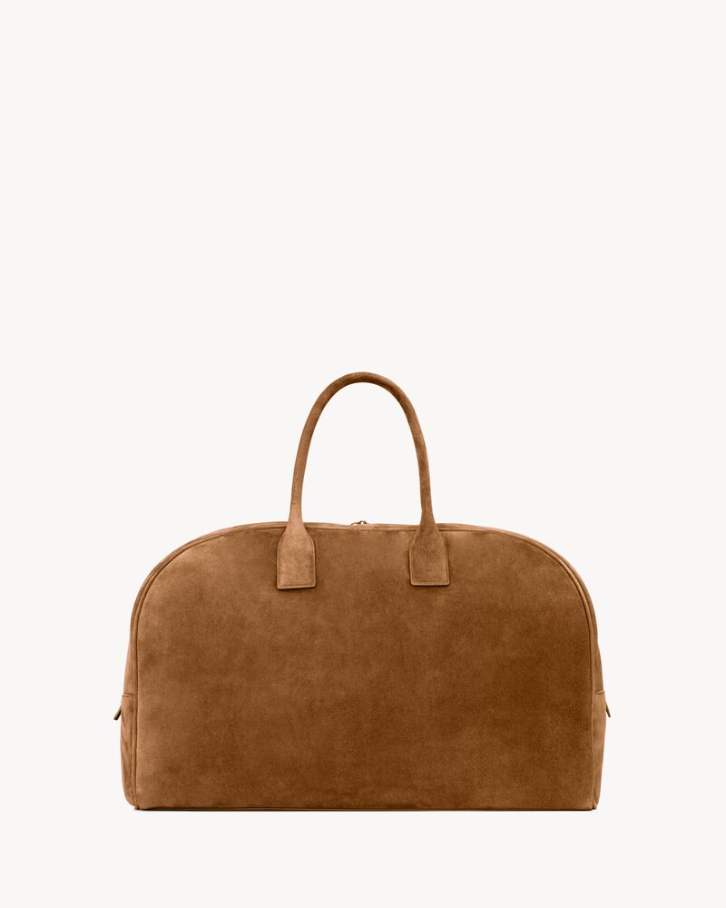 giant BOWLING duffle in suede