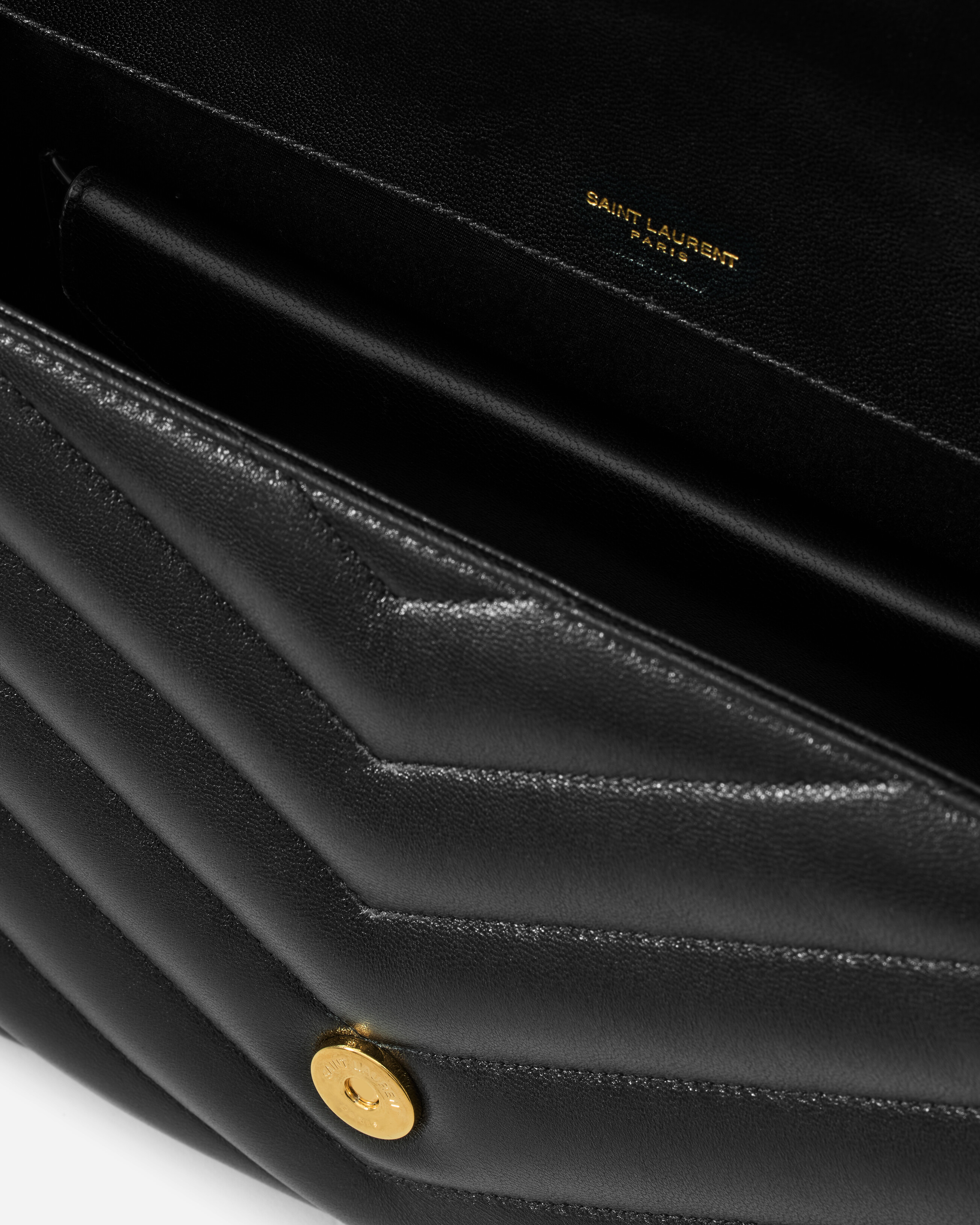 LOULOU large in MATELASSÉ lambskin