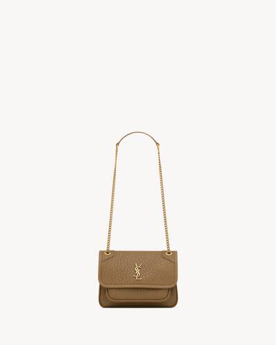 NIKI mini in grained lambskin in Brown | Saint Laurent | YSL EN-JP
