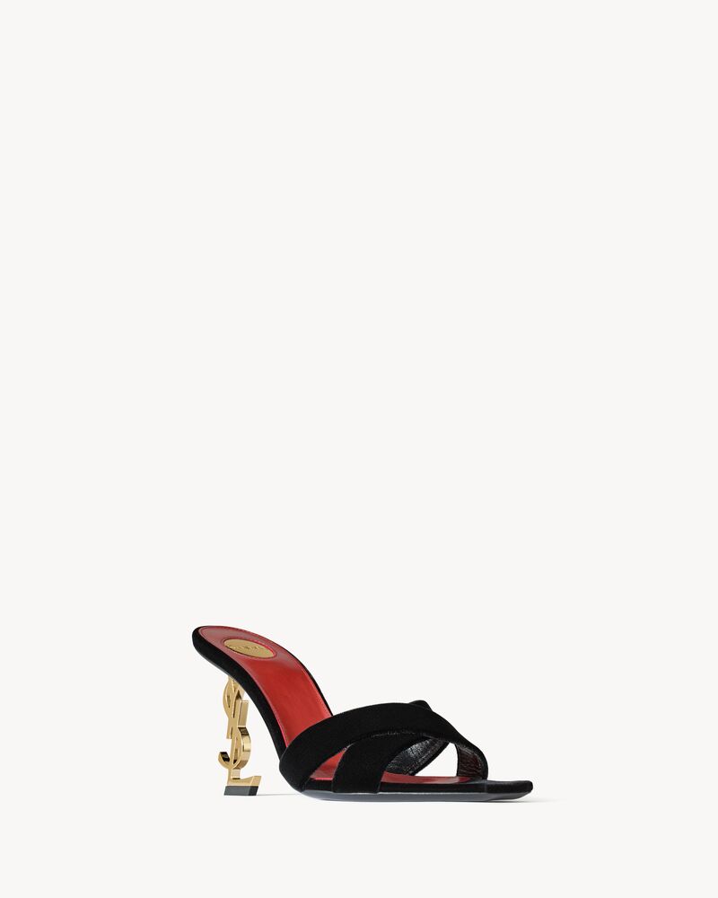 OPYUM mules in velvet