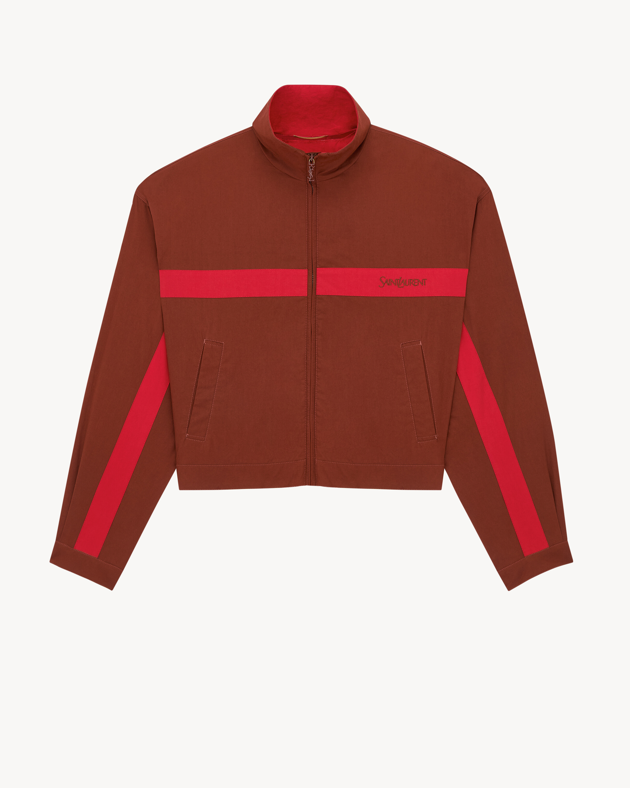 SAINT LAURENT jacket in cotton canvas