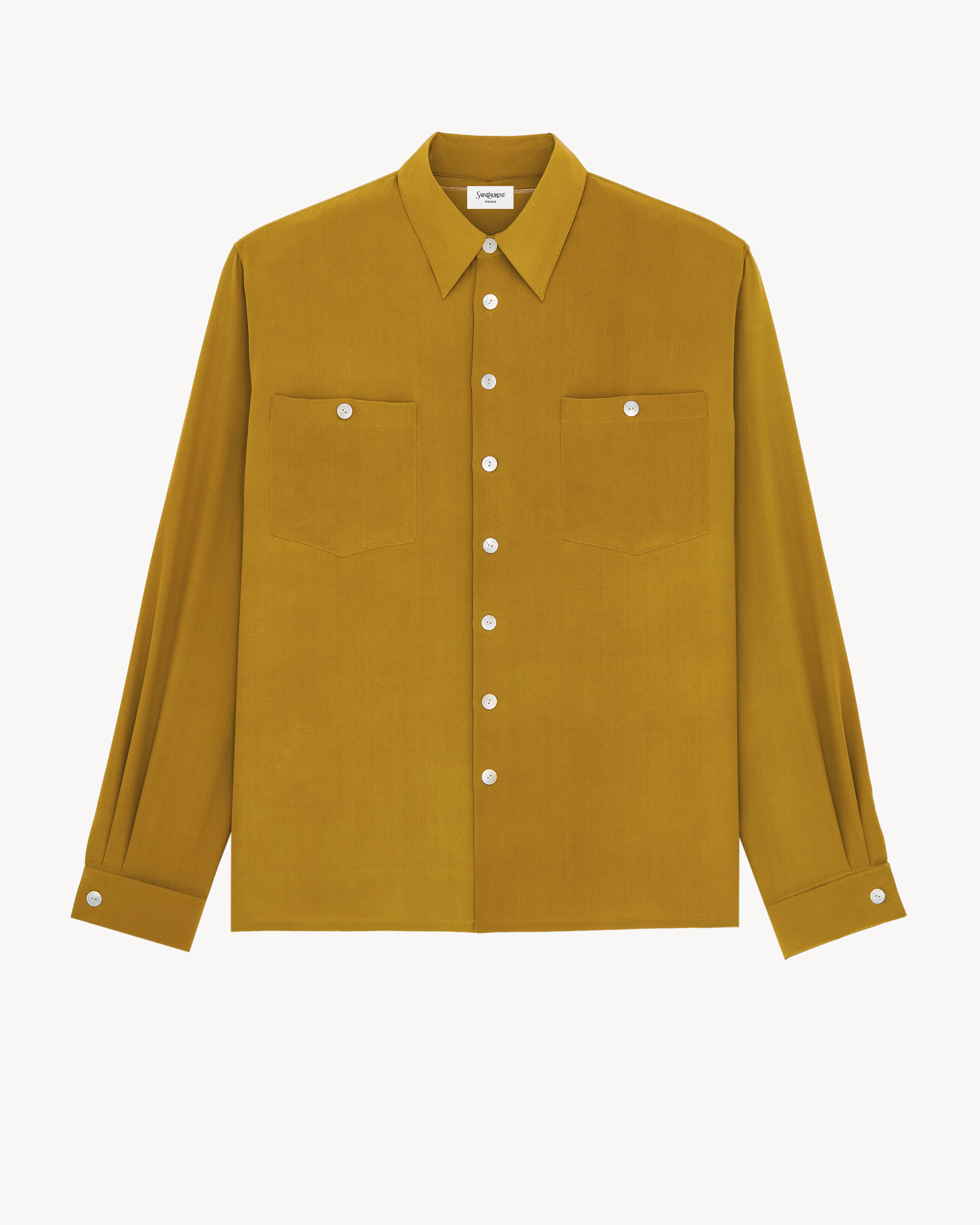 shirt in crepe de chine