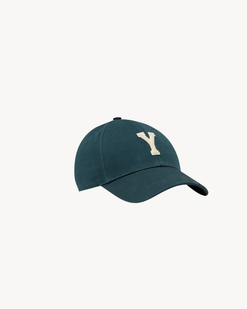 Y varsity cap in gabardine