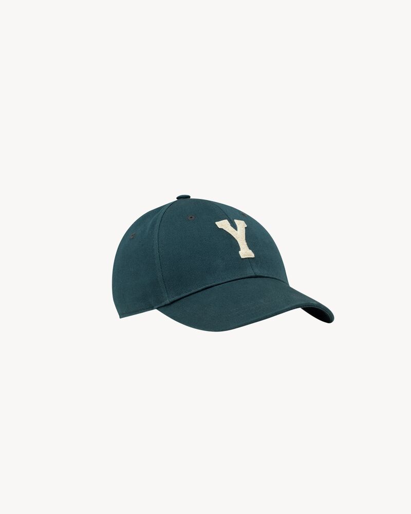 Y varsity cap in gabardine