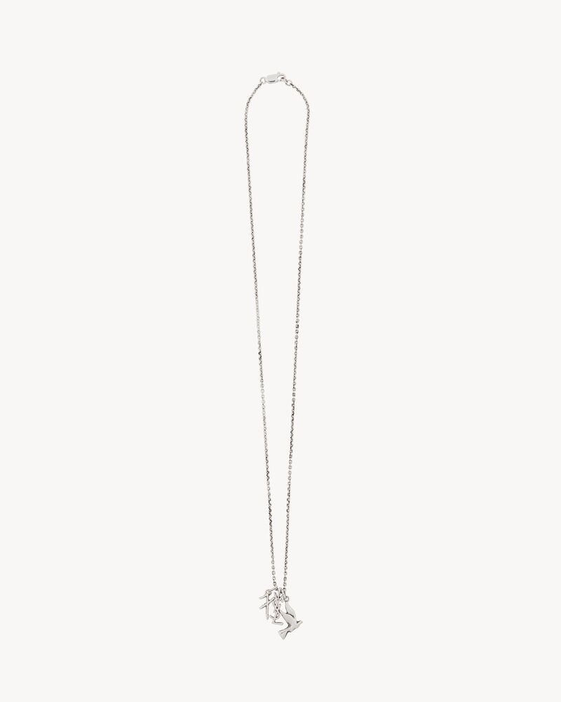 CASSANDRE lucky charm necklace in metal
