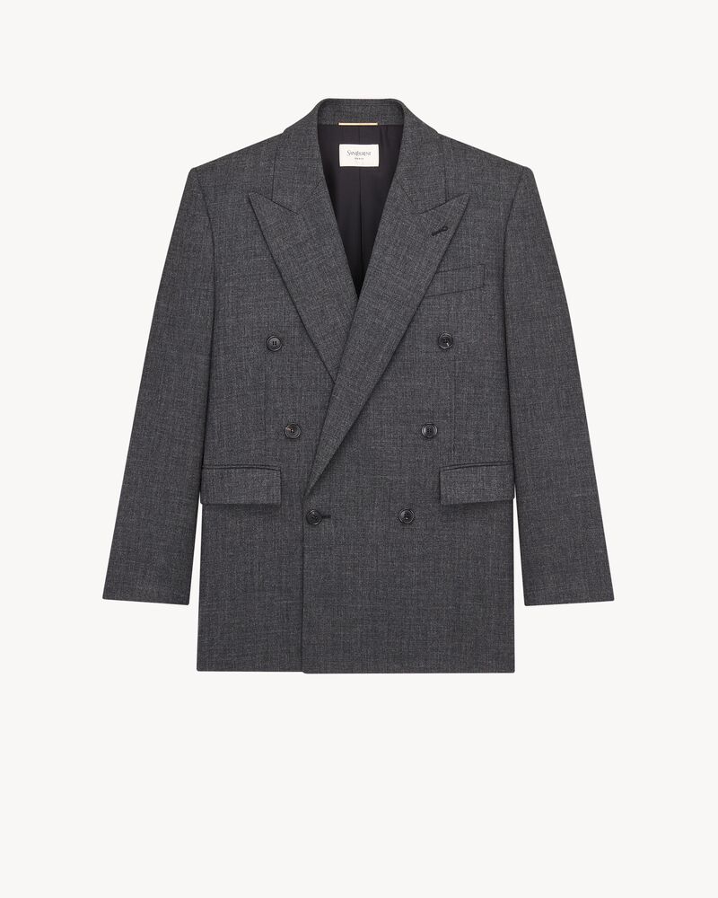 long jacket in wool