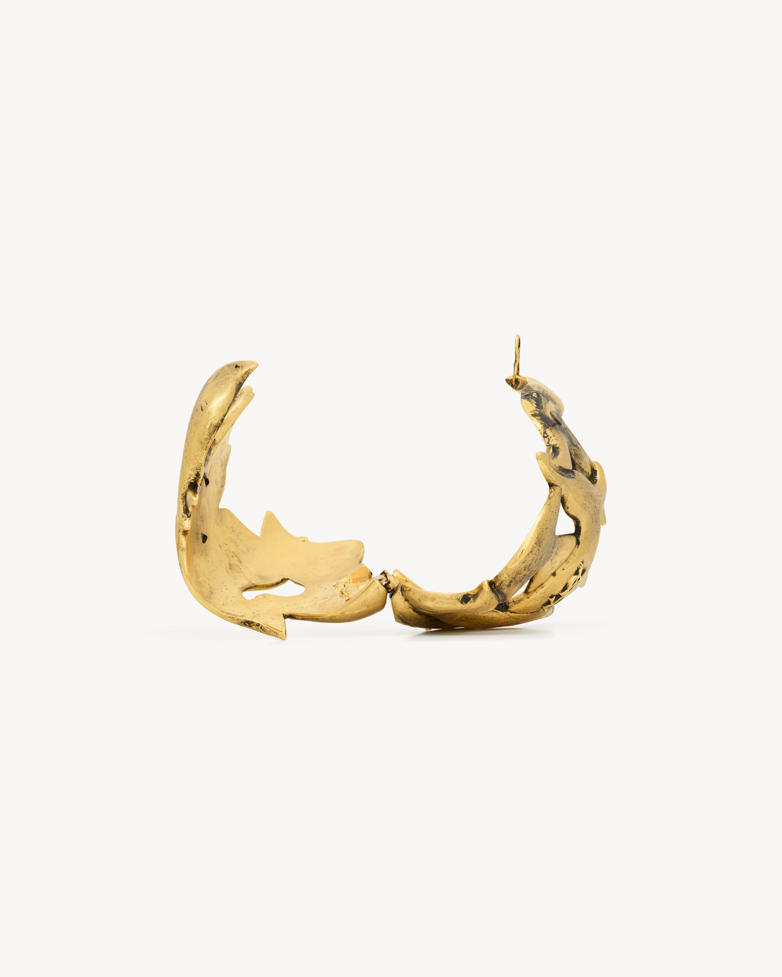 dove cuff in brass
