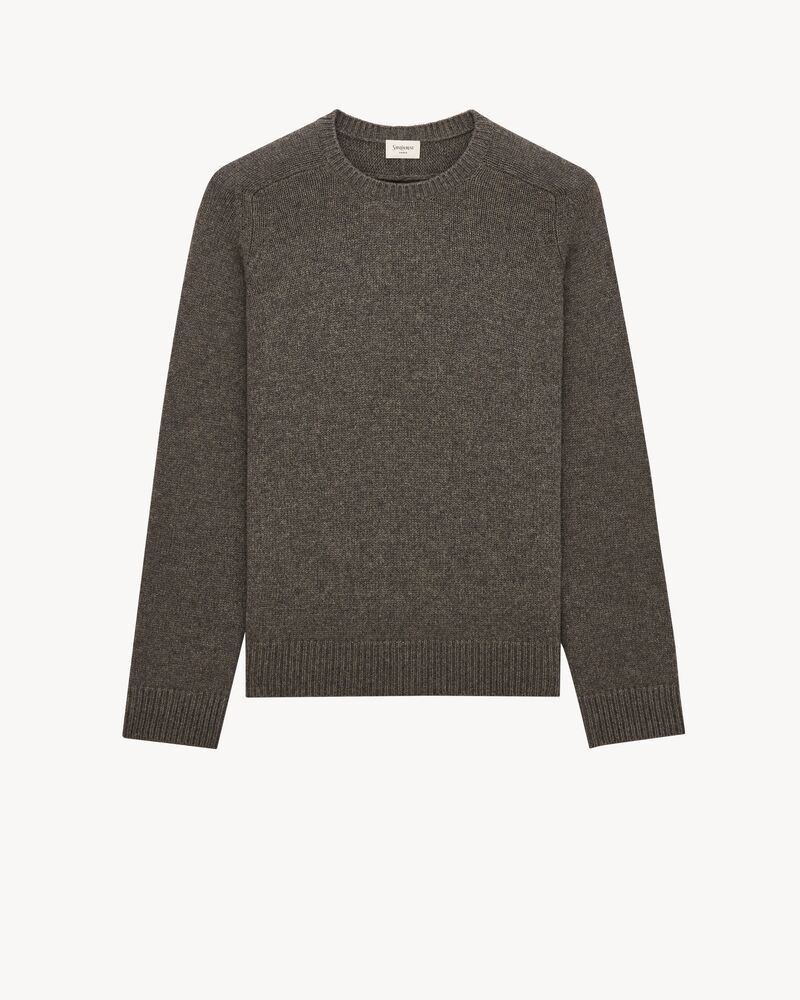 sweater in cashmere and wool