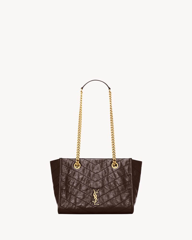 NIKI small shopping in vintage leather
