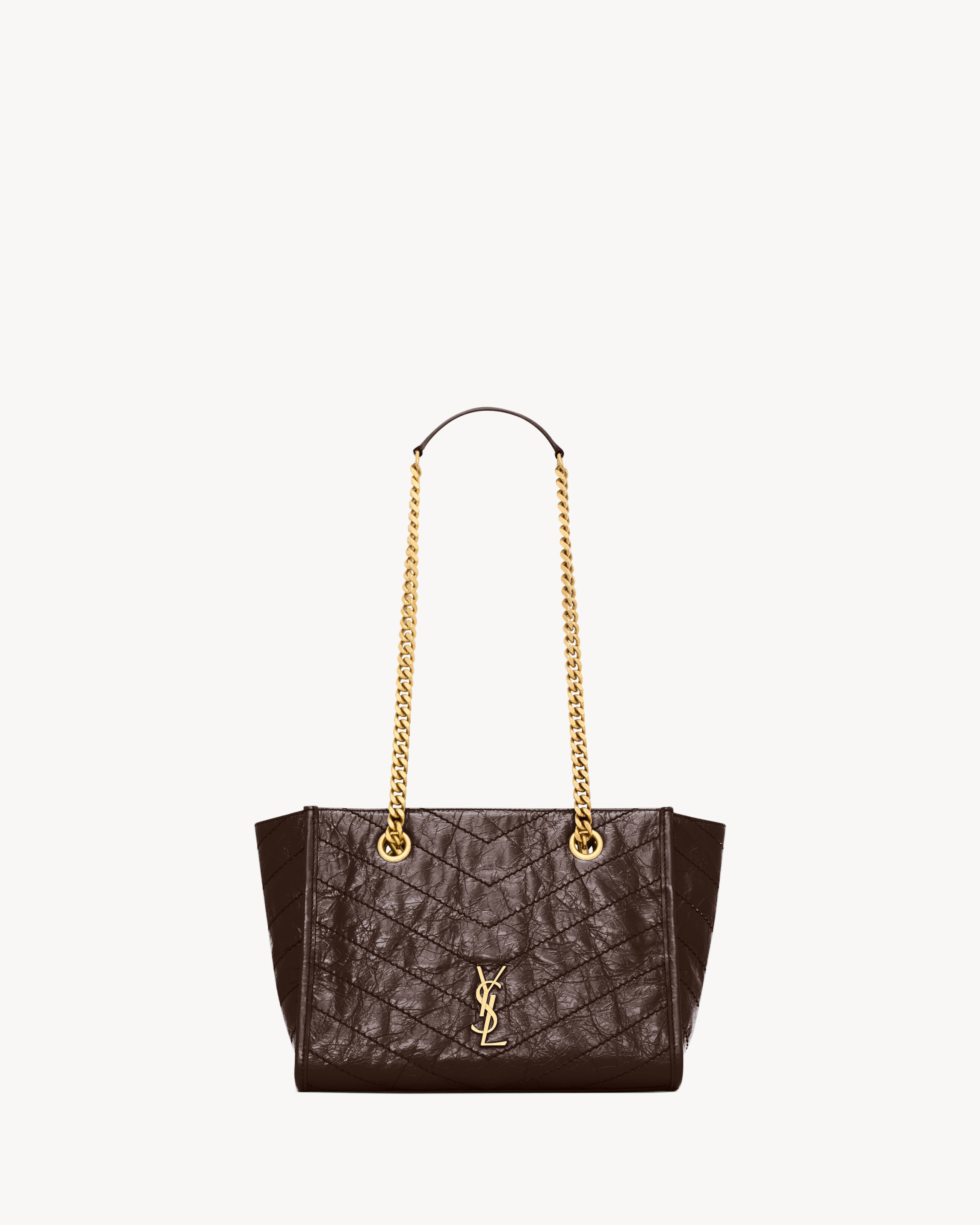 NIKI small shopping in vintage leather