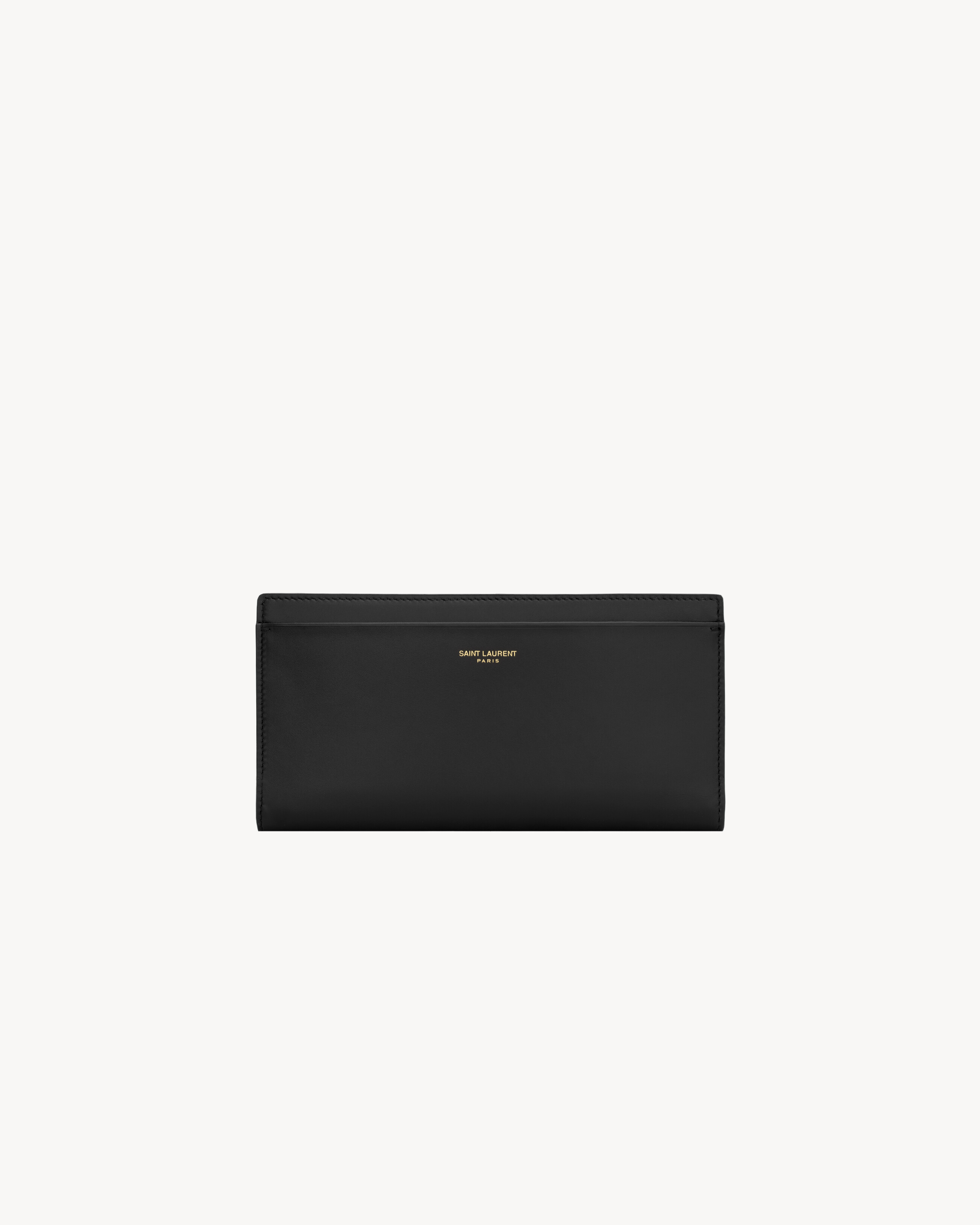 SAINT LAURENT PARIS zip wallet in smooth leather