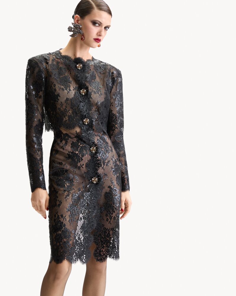 Robe en dentelle silicone