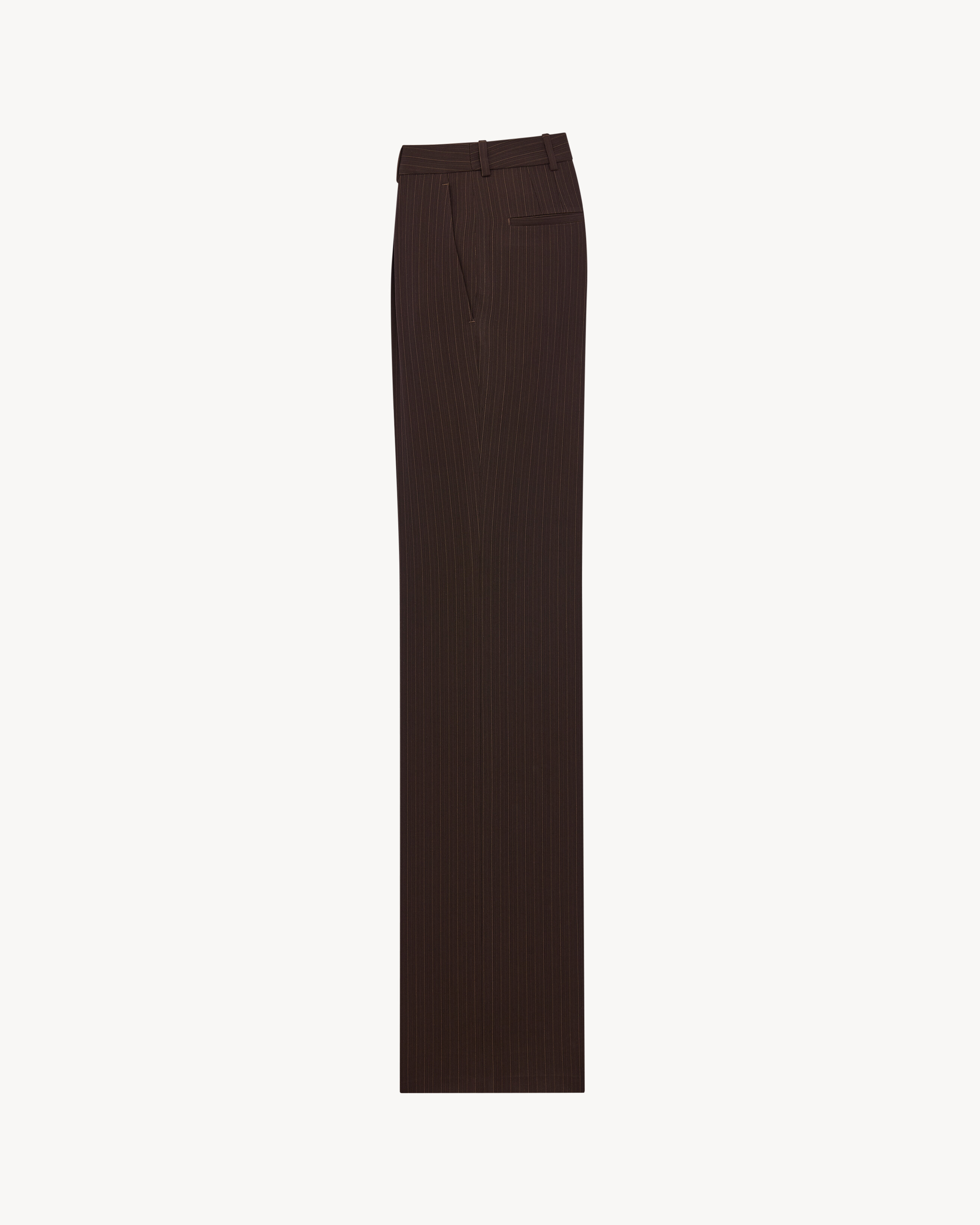 calça em crepe risca de giz