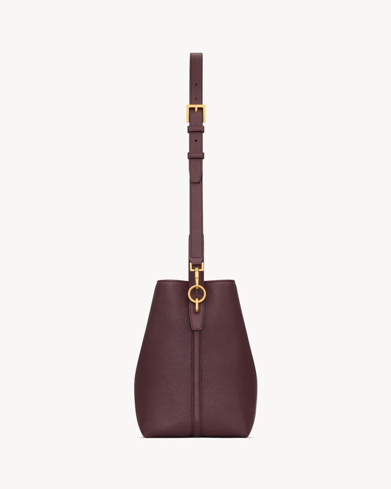 LE 37 supple in grained leather in Bordeaux | Saint Laurent | YSL