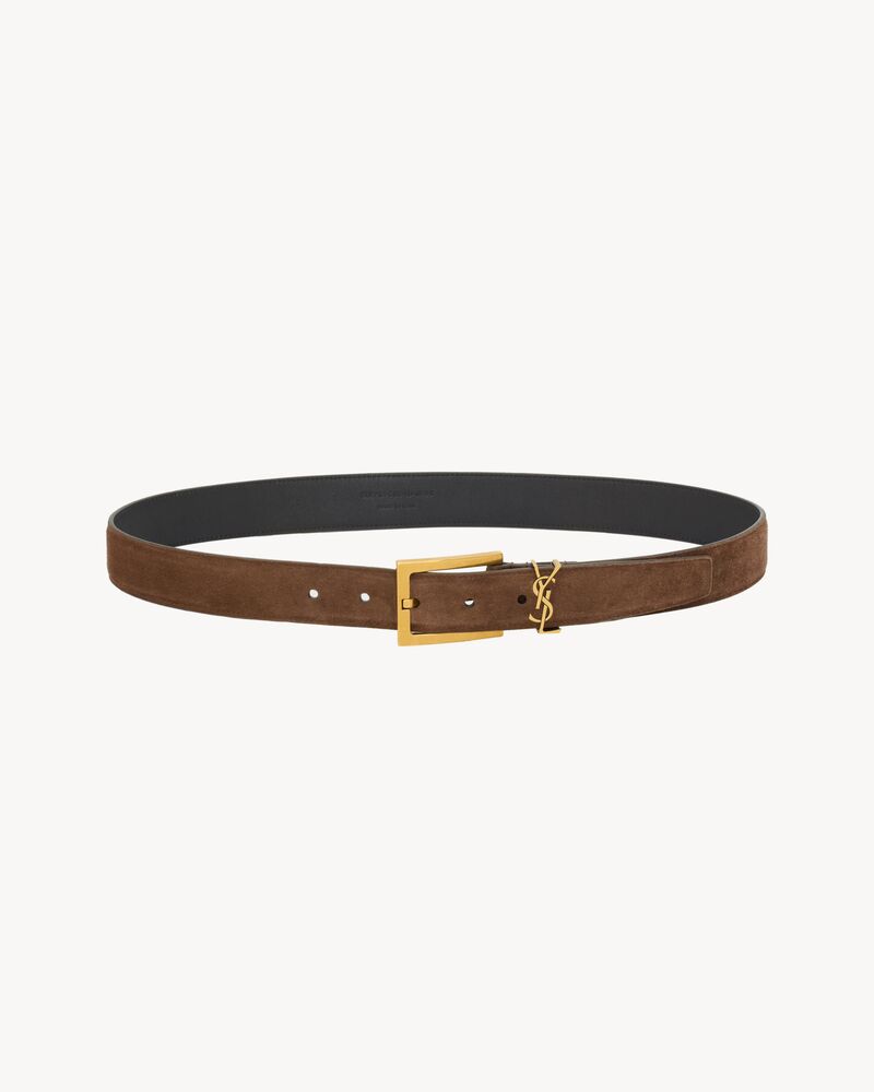 CASSANDRE belt in suede