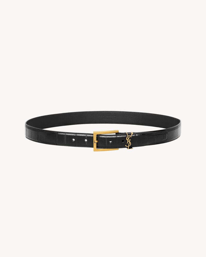 CASSANDRE belt in eel