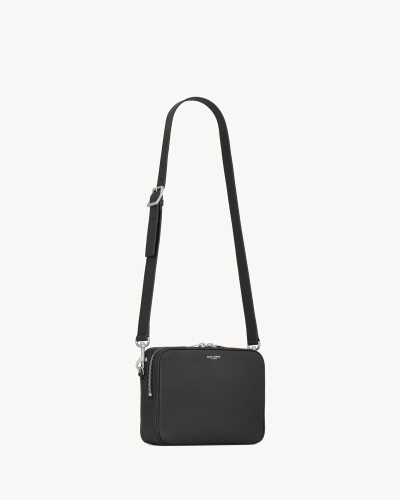 SAINT LAURENT small camera bag in grained leather