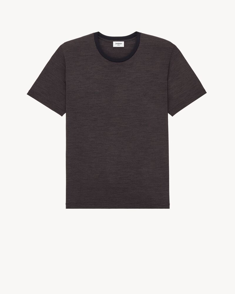 CASSANDRE T-shirt in striped wool